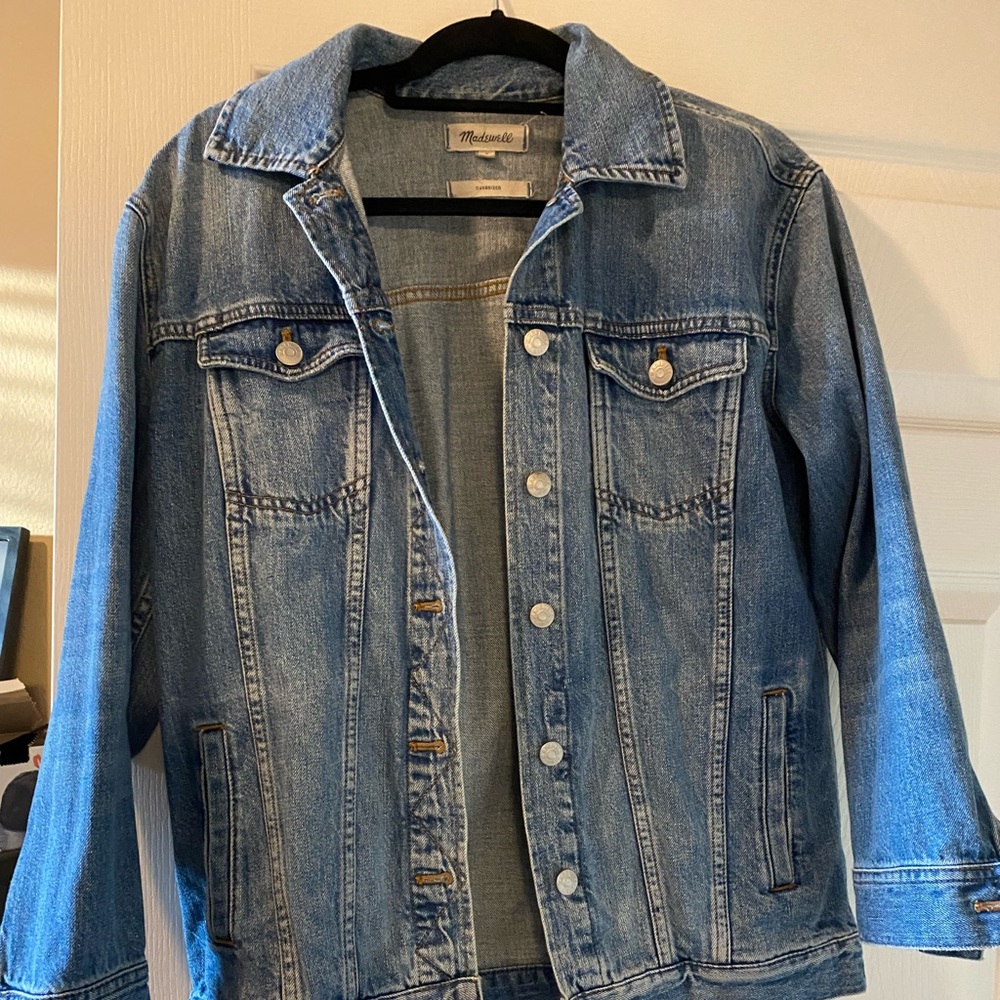 Madewell oversized denim jacket